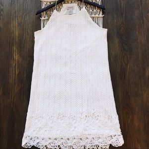 Crochet spaghetti strap cami dress
